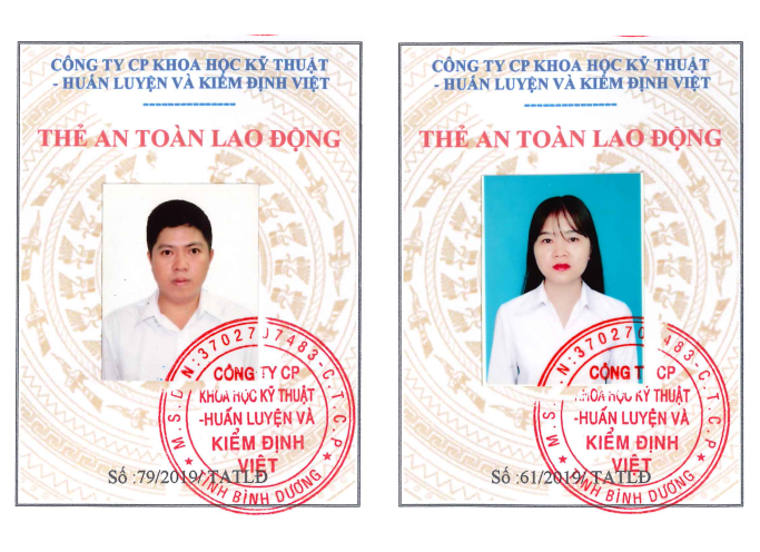 Thẻ an toàn lao động nhóm 3